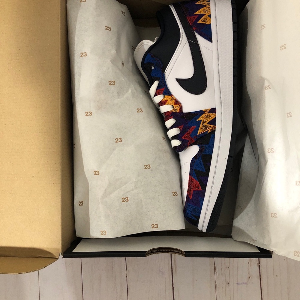 Nike Air Jordan 1 Retro Low Nothing But Net - Picture 12 of 12